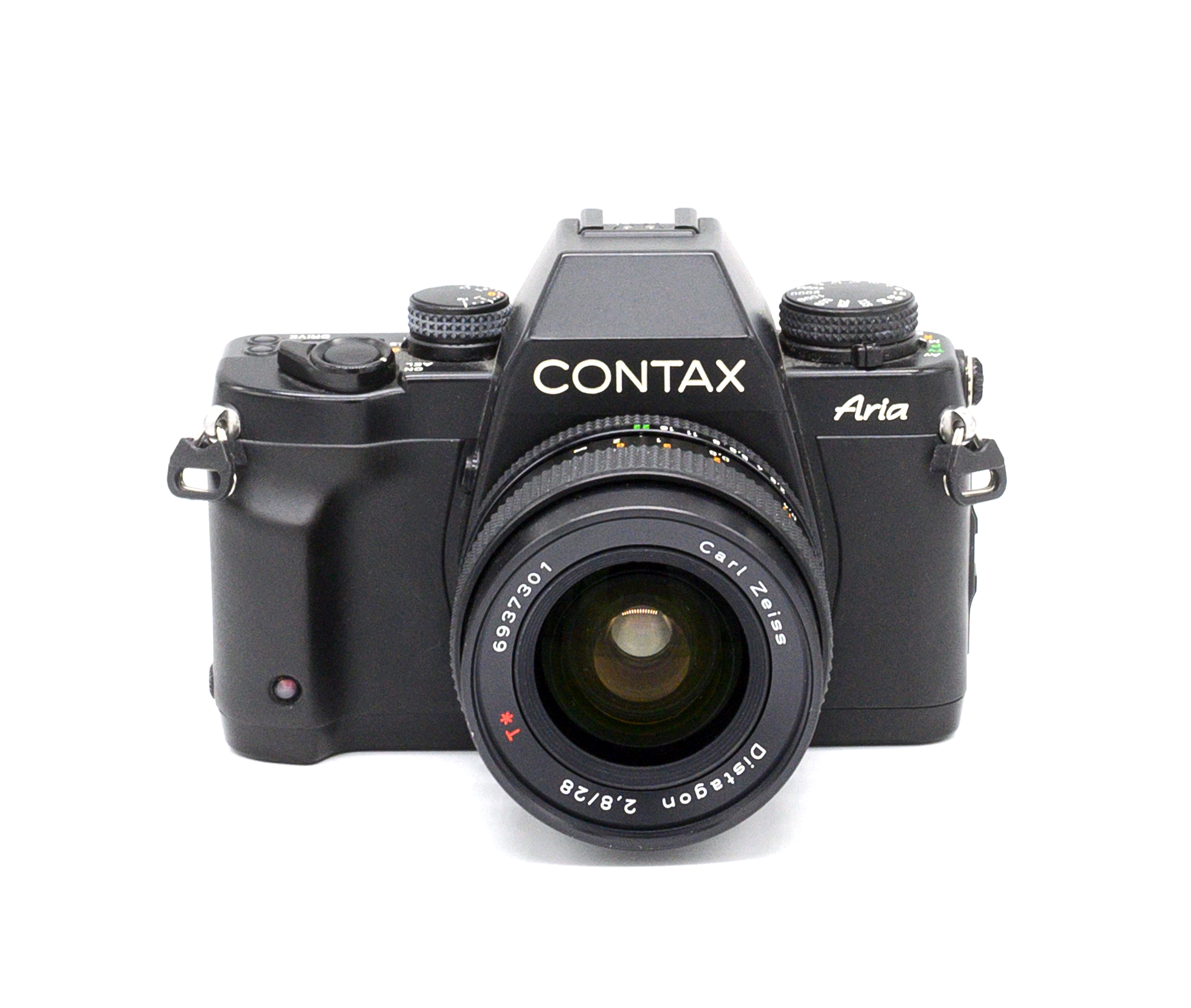 注目 フィルムカメラ CONTAX Aria （ストロボ付き） フィルムカメラ 